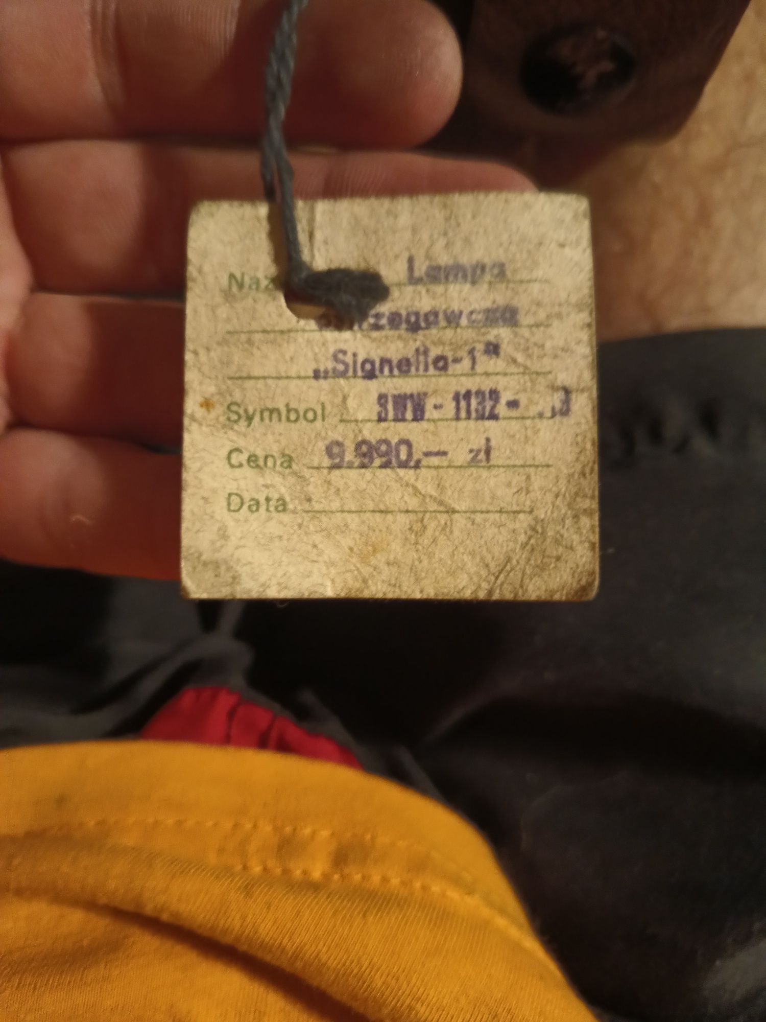 Kogut PRL, lampa ostrzegawcza signella-1. Komplet.