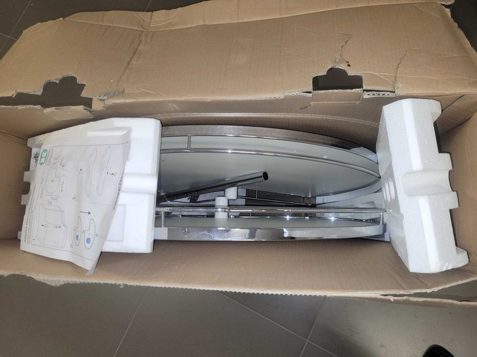 Obrotnica 3/4 koła ARENA Classic 820/ biała PEKA