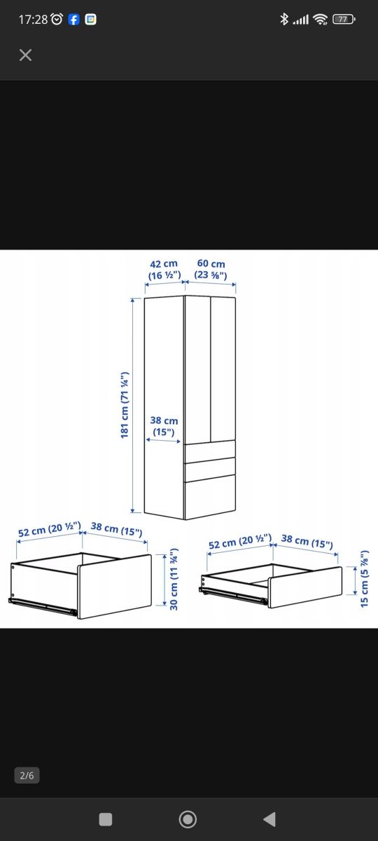 Szafa Ikea stuva
