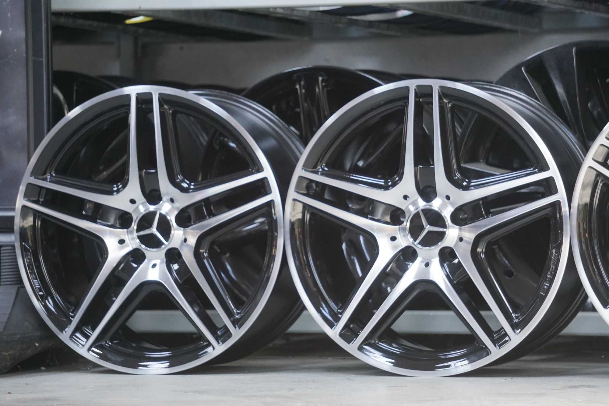 Alufelgi Mercedes AMG W204 5x112 8Jx18 et50 9Jx18 et54 czarne, cnc
