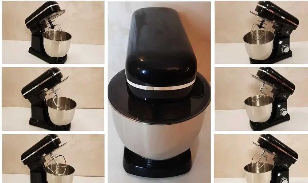 Кухонный комбайн Crownberg CB-3405 тестомес/миксер/блендер 5л 2200 вт