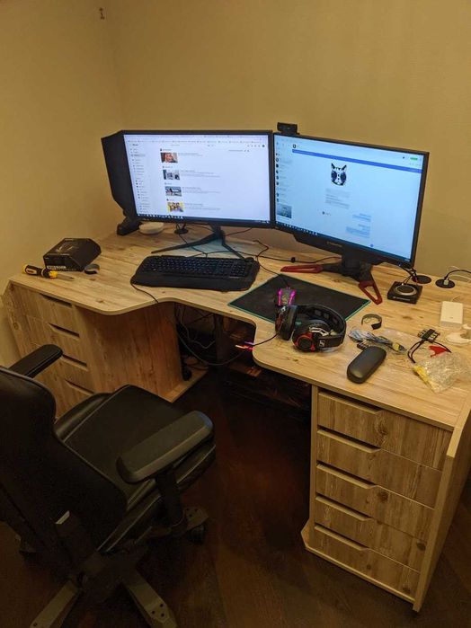 Стіл компьютерний ігровий Zeus Viking-1 180x85x77