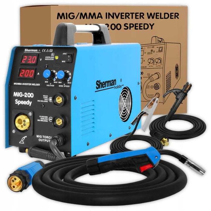 APARELHO SOLDA Sherman MIG 200 Speedy – conjunto n.3