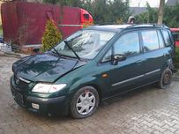 MAZDA PREMACY 2.0 DitD 2000r Drzwi Przednie Lewe w Kolor 18J CA5 Zielo