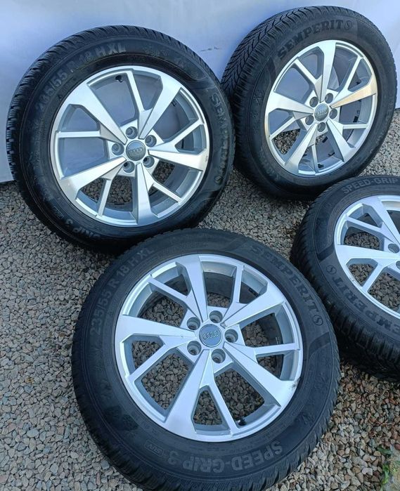 Koła Zimowe Audi Q2 Q3 Q4 Skoda Kodiaq Volkswagen Tiguan 18 Cali 5x112