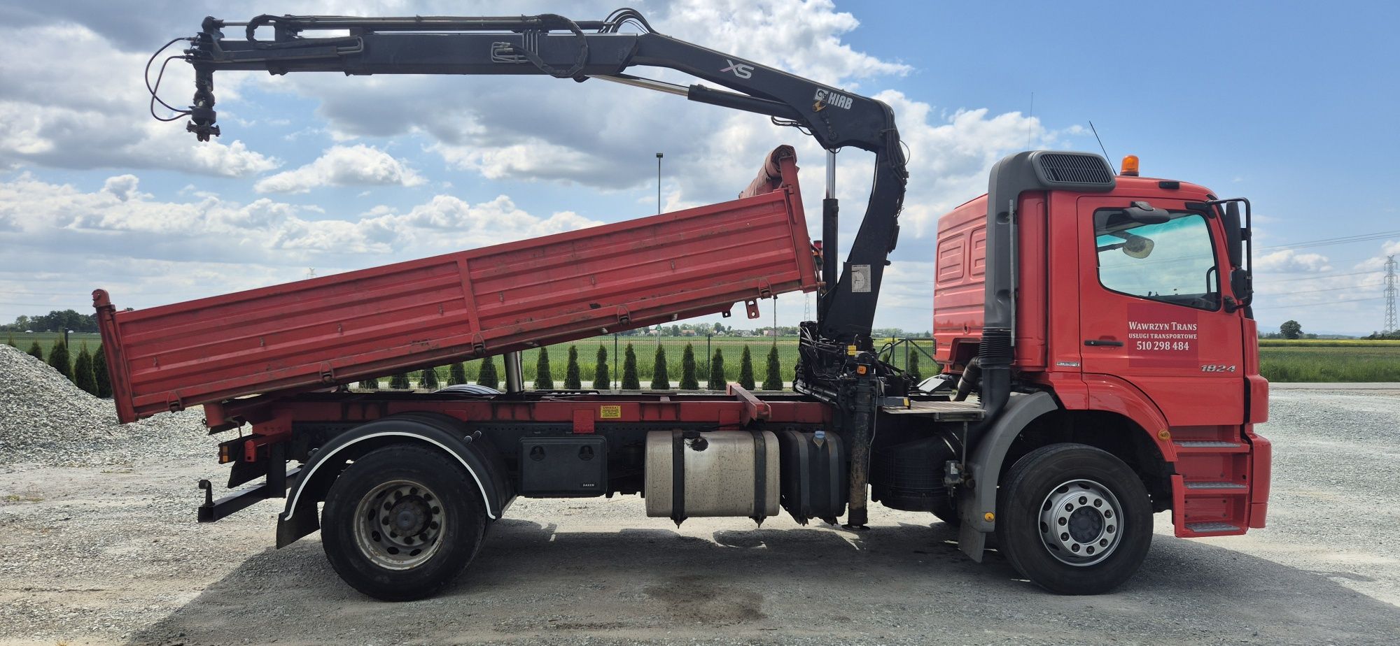 Mercedes Axor HDS Hiab 111 Wywrotka