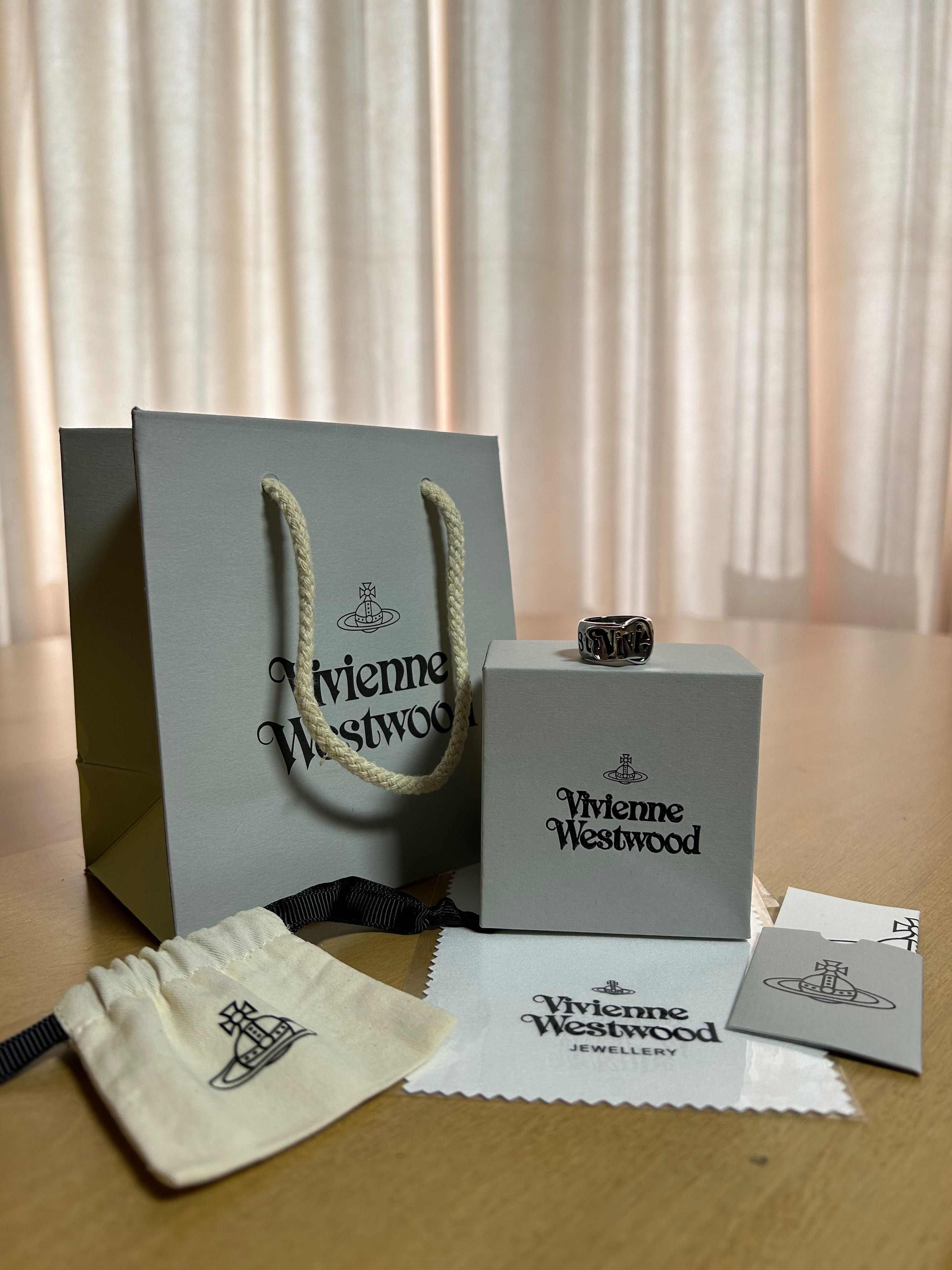 Vivienne Westwood Signet Ring Sterling Silver кольцо каблучка оригинал