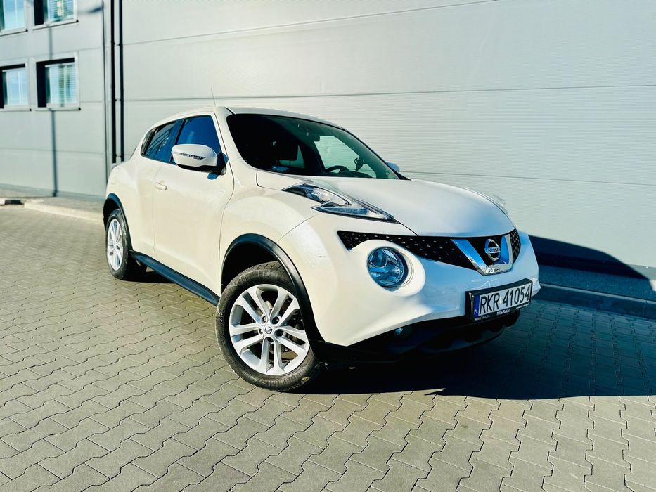 Nissan Juke Nissan Juke 2017 – automat, 97 tyś. km, polski salon, biała perła.