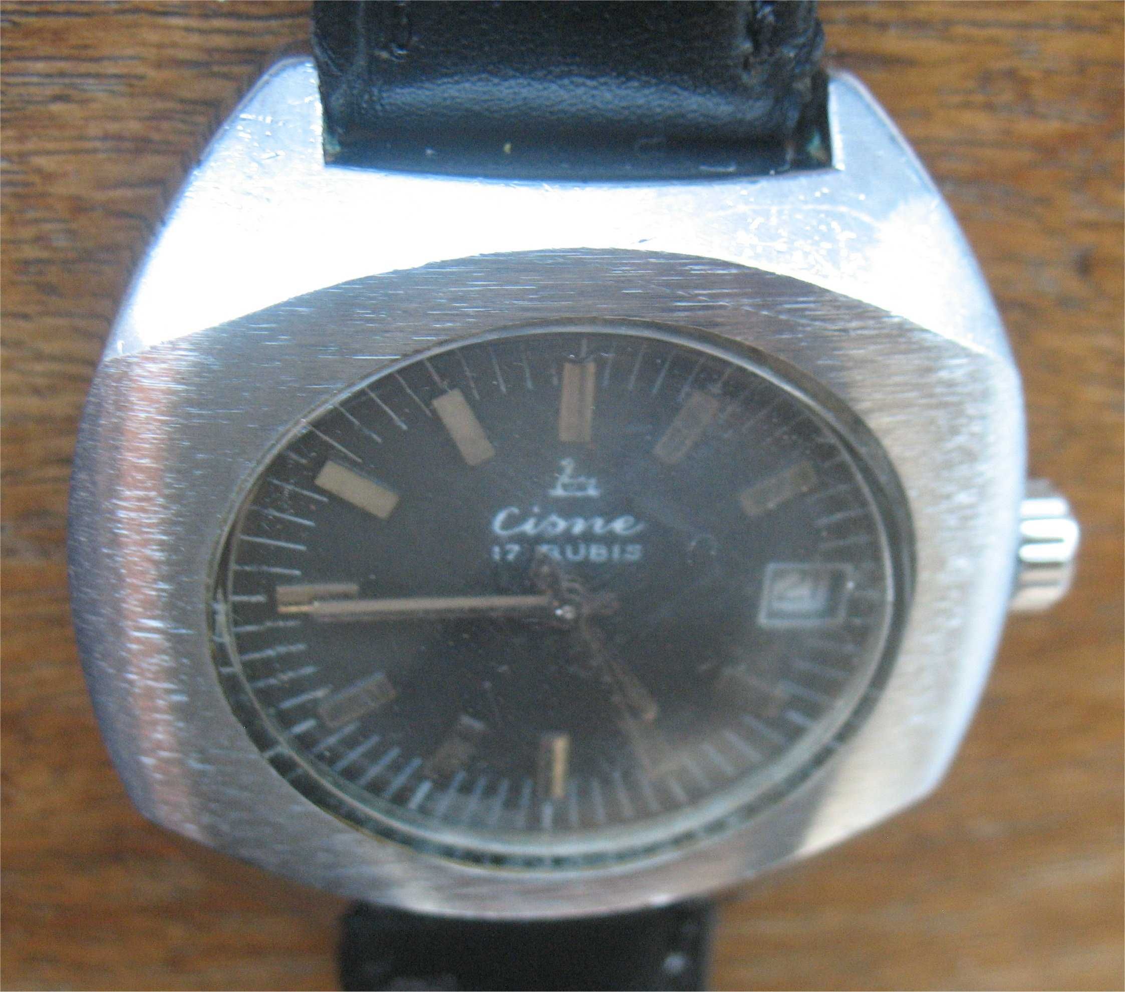 Relógio de Corda Vintage - Cisne - 17 Rubis
