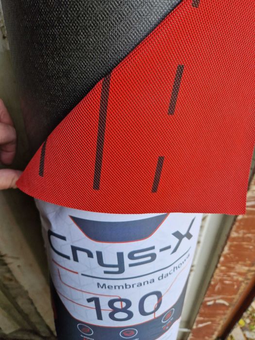 Membrana dachowa Crys-X 180 czerwona mocna | red strong roof membrane