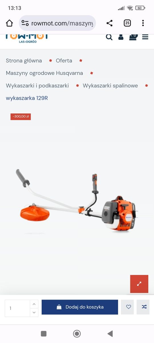 Kosa Husqvarna zadbana jak nowa