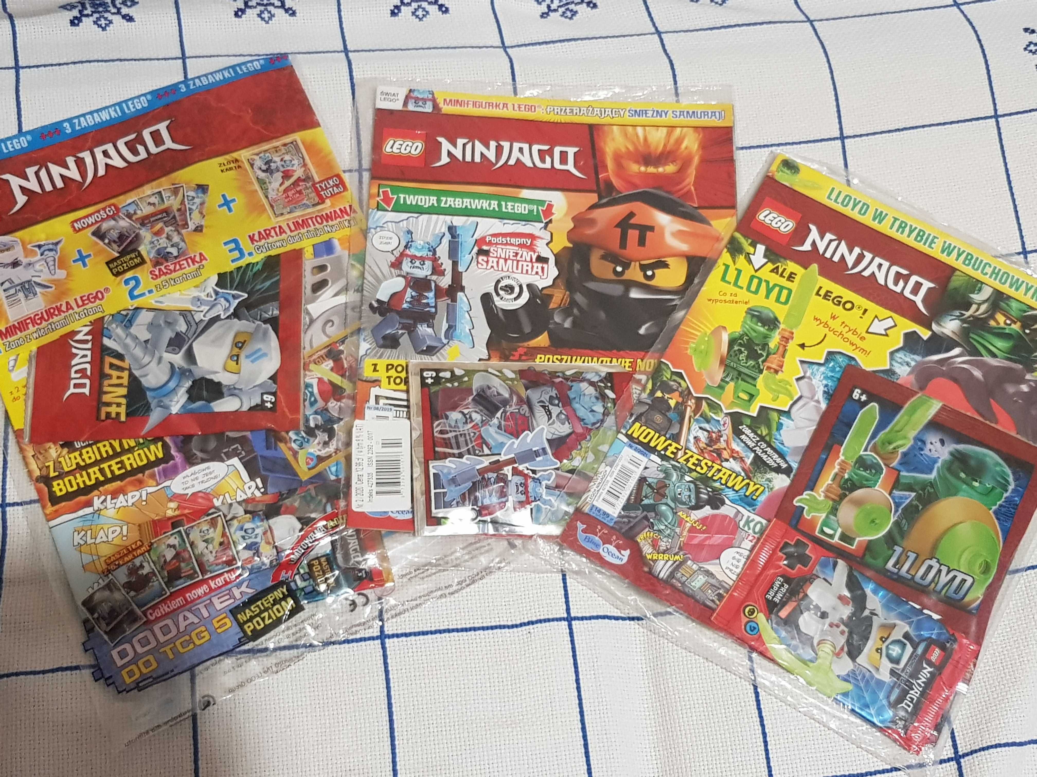 Журналы лего Ninjago ниндзяго  фигурки карточки