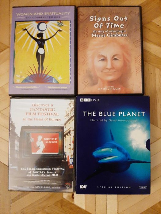 4x Filmy po angielsku - blue planet, women and spirituality