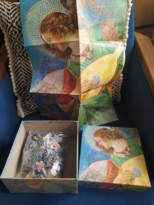 Puzzle Trefl, Anielski muzyk, kompletne, 500 elementów