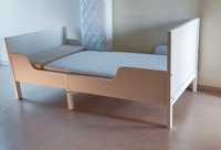Дитяче ліжко ІКЕА регульоване по довжині, плюс матрас ортопедичний