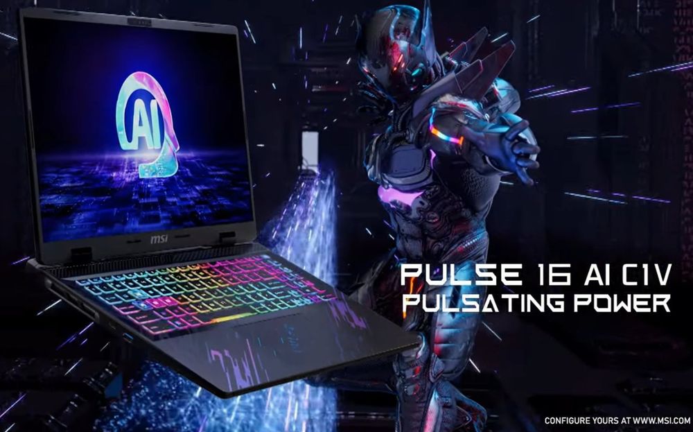 TURBO ! RTX 4070 140W/ULTRA 7 155H/ 240 HZ - MSI Pulse 16 C1VGKG-010FR