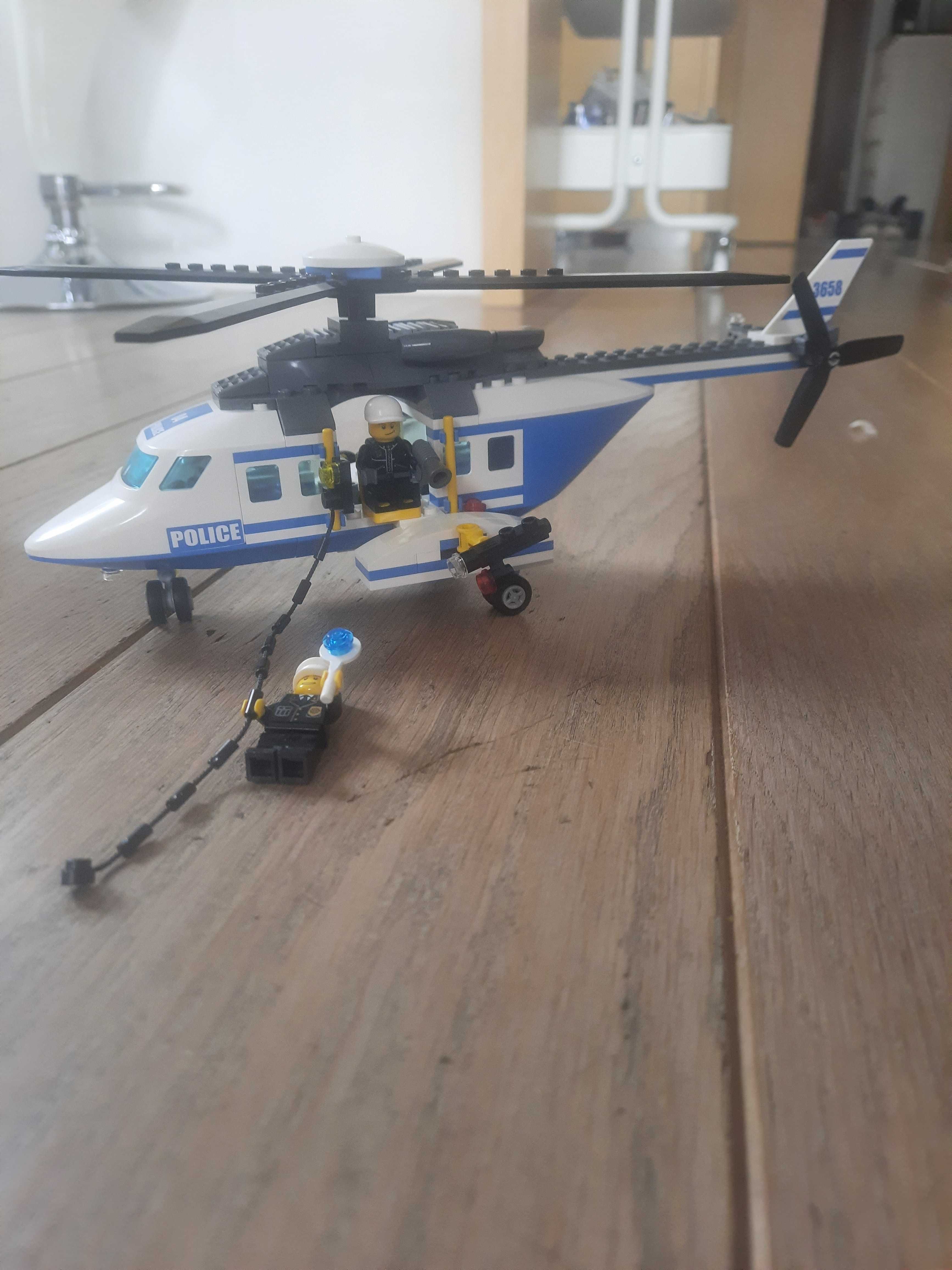 Lego 3658 Helikopter policyjny i auto złodzieja
