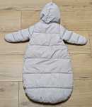 H&M 62/68 kombinezon śpiworek do wózka dla niemowlaka szary unisex 130