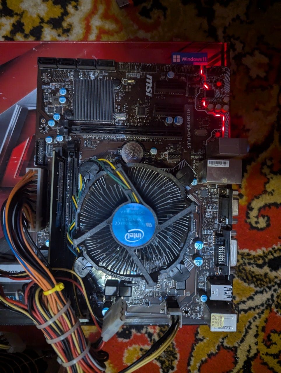 комп'ютер, комплект core i3 7100, 8gb ddr4 2400 h110m  msi pro-vd plus