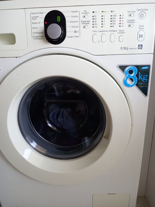 Máquina lavar roupa Samsung 8 kgs como nova