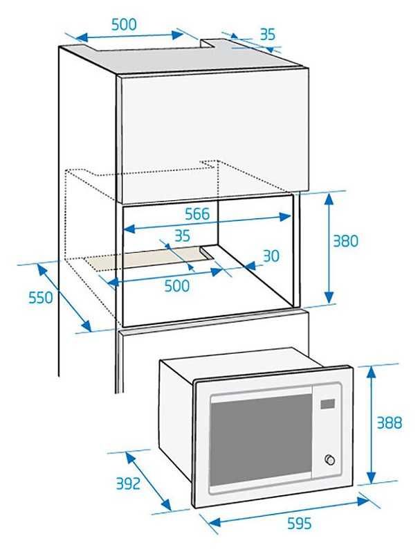 Micro-ondas de Encastrar BEKO MGB25333BG - NOVO com Garantia