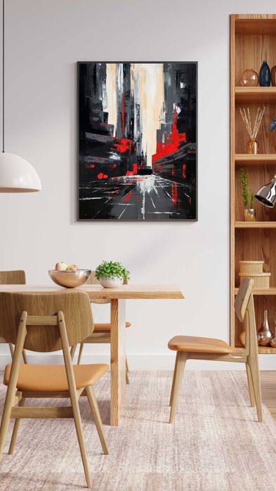 Pulso da Metrópole 60 × 80 cm