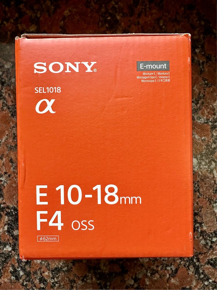 Sony SEL1018 4/10-18 F4 oss Обʼєктив