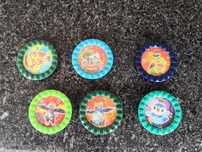 Tazos Pokémon. Em excelente estado.