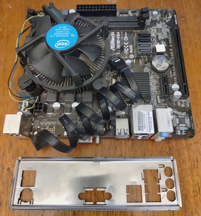Комплекты Intel, AMD. материнская плата, цпу, озу, кулер.