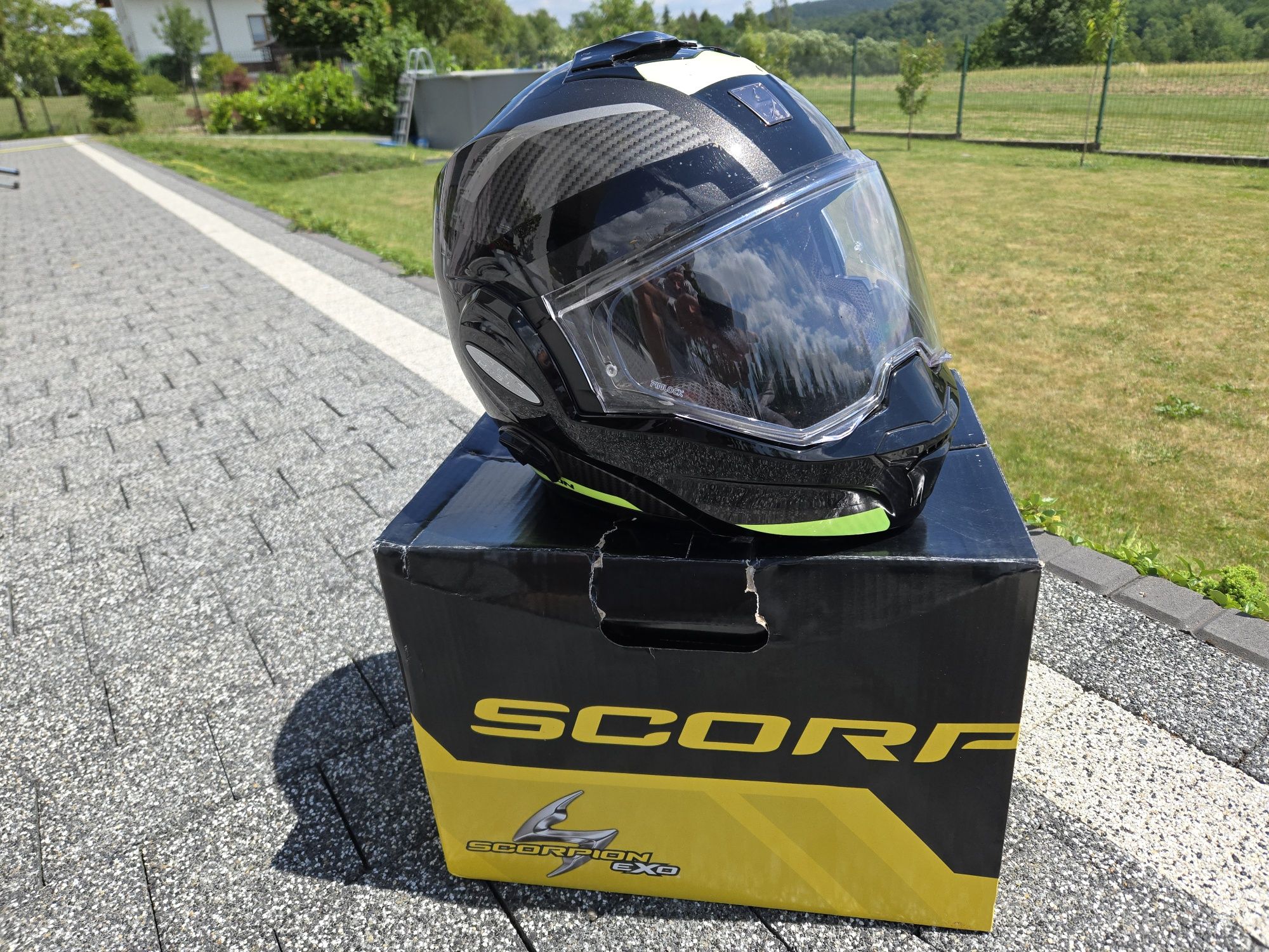 Kask motocyklowy Scorpion Evo tech trap  XXL