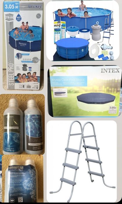 Каркасний басейн Bestway 56408 (Діаметр 305 x Висота 76 см)