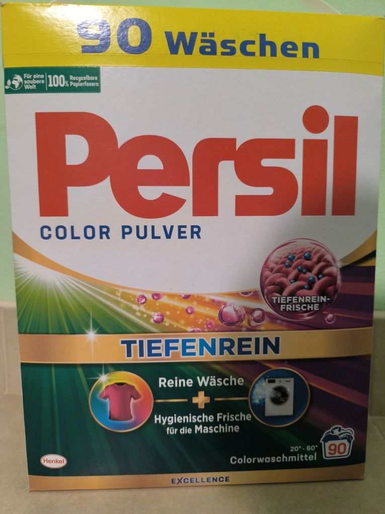 Proszek Persil kolor 90 prań kupiony w Niemczech