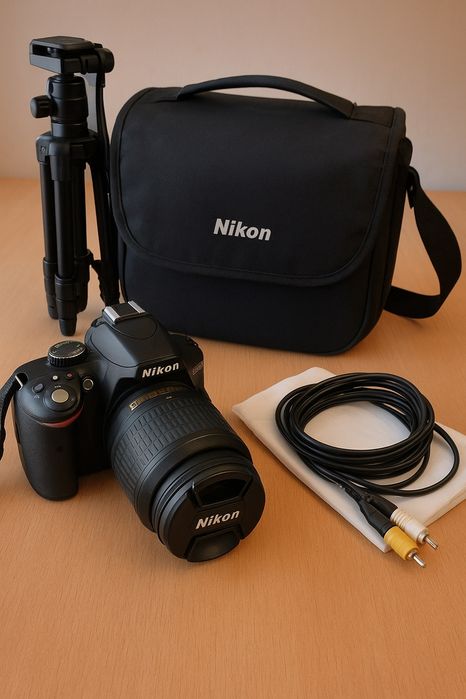 Aparat lustrzanka D3200 plus obiektyw