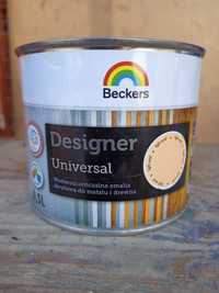 Farba Emalia Beckers Designer Universal puszki 0,5 L kolorów 10 warto!