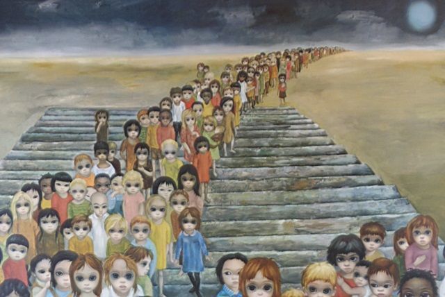 Olhos Grandes Serigrafia - Margaret Keane Tomorrow Forever