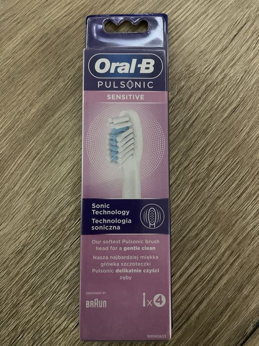 Koncowki do szczoteczki sonicznej Oral-B pulsonic sensitive 4 szt