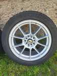 Komplet lekkich felg ATS DTC 17" z oponami Michelin
