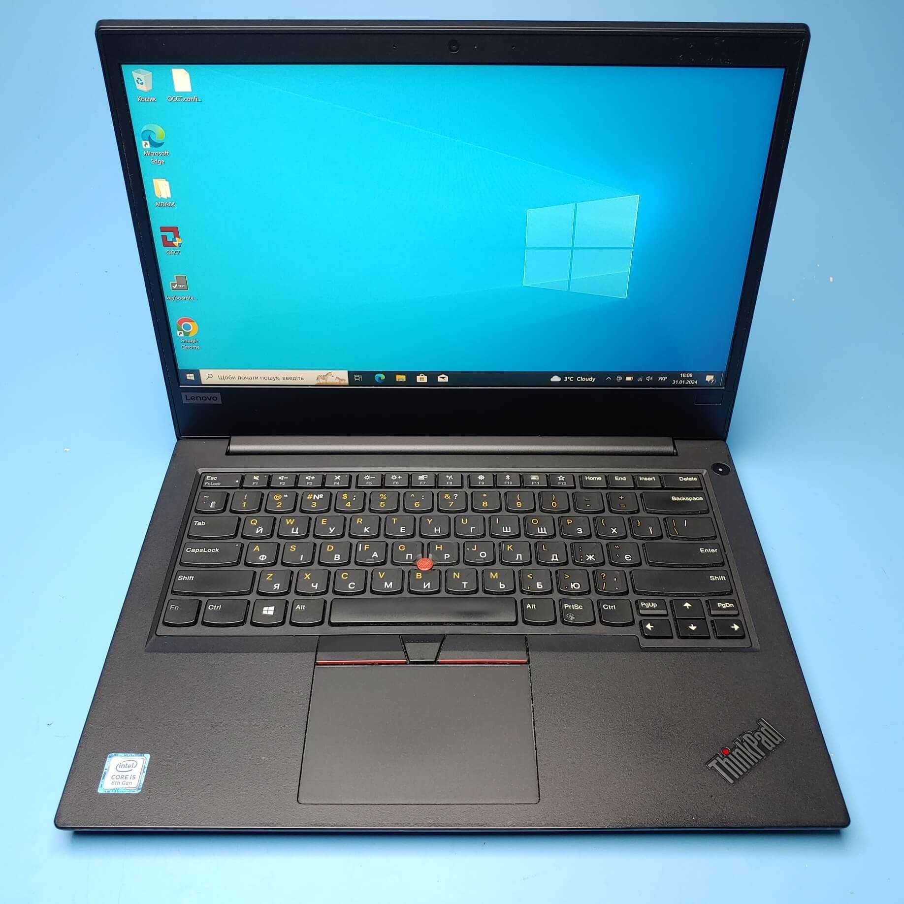 Ноутбук Lenovo ThinkPad E490 (i5-8265U/RAM 8GB DDR4/SSD 240GB)(7075)