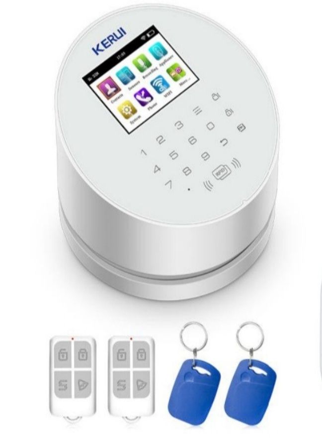 Система сигналізації WIFI Kerui alarm W2. Читати опис!