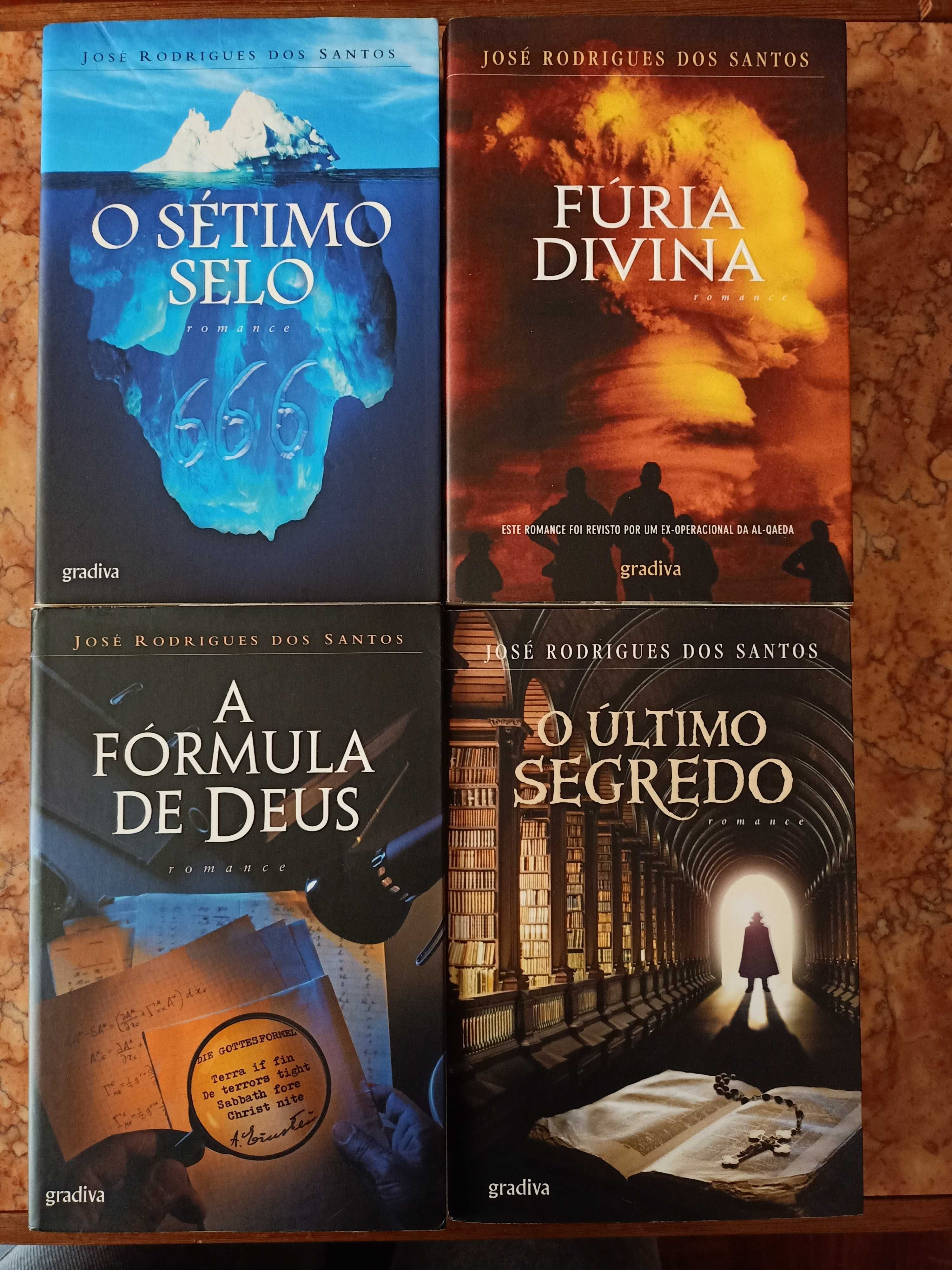 Livros de José Rodrigues dos Santos - Vários títulos