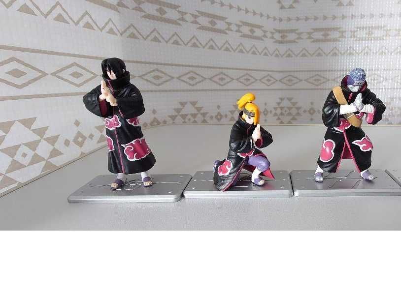 Bandai Naruto Shippuden Lote  Akatsuki 7 peças NOVAS