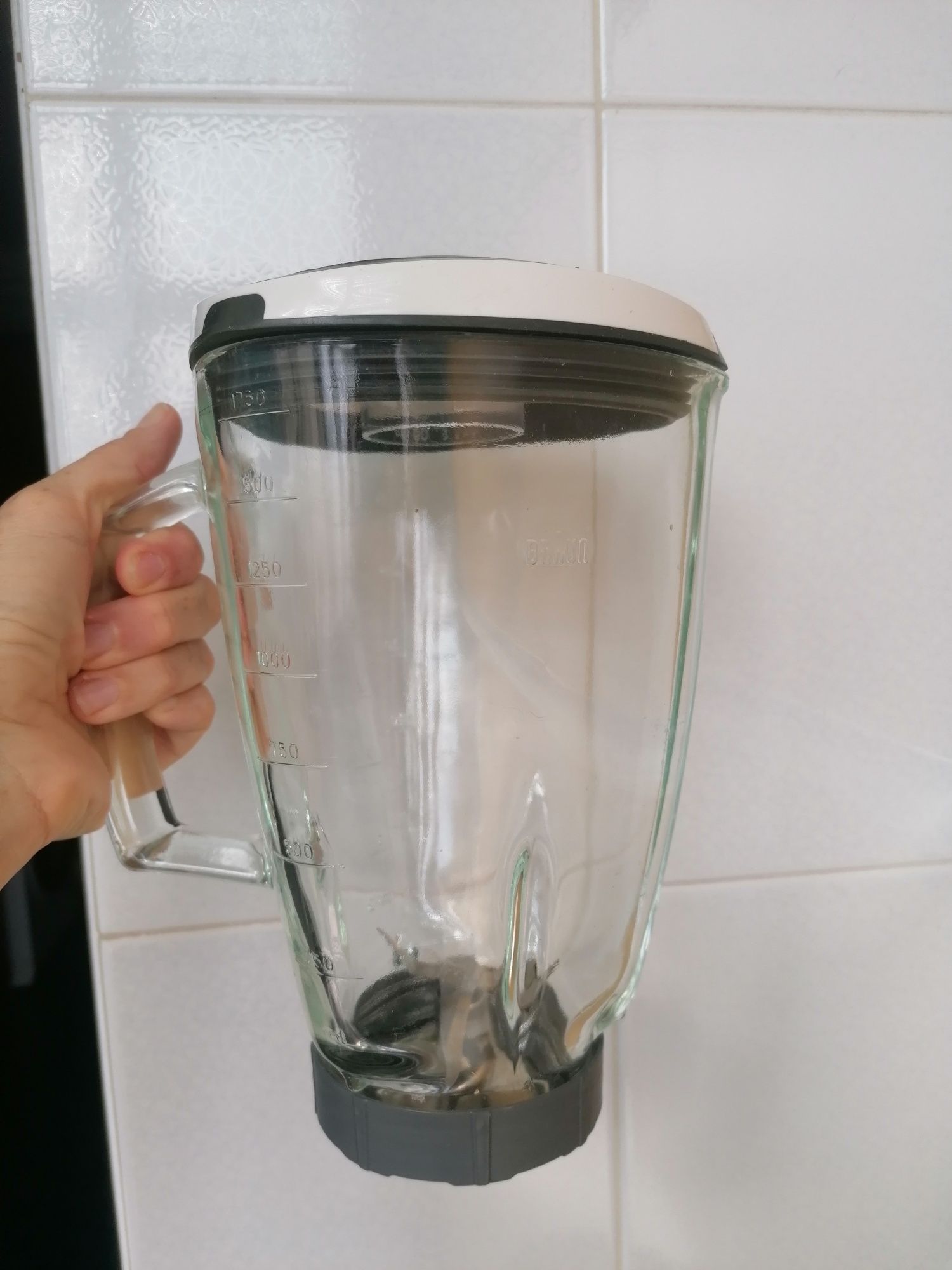 Copo de vidro Liquidificadora Braun