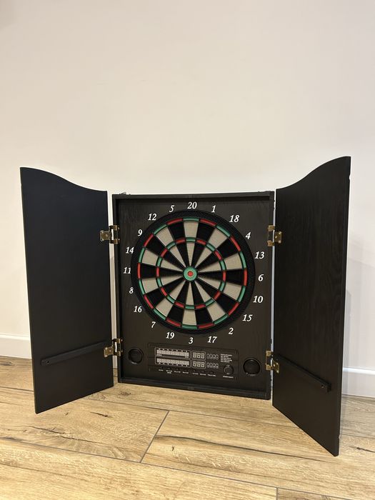 Profesjonalna Tarcza Do Darta Drewniana Elektroniczna 12 Strzałek