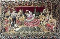 Антикварний натуральний коврик на стіну іспанська танцівниця