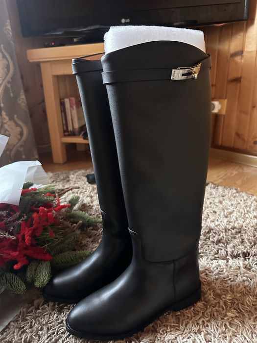 Чоботи,сапоги в стилі Hermes Kelli