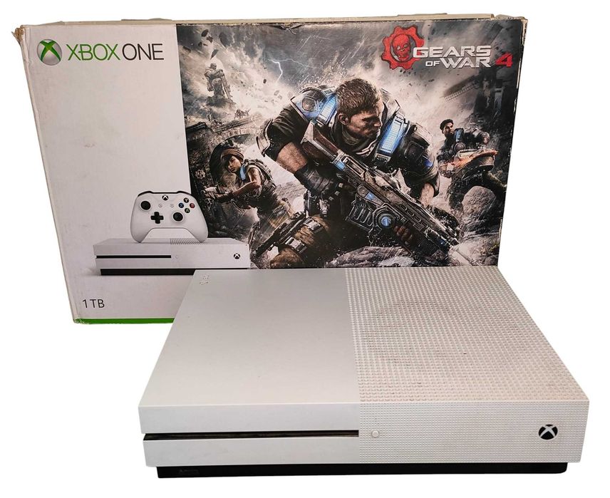 Konsola Xbox One S 1 TB biały Pudełko Bez pada