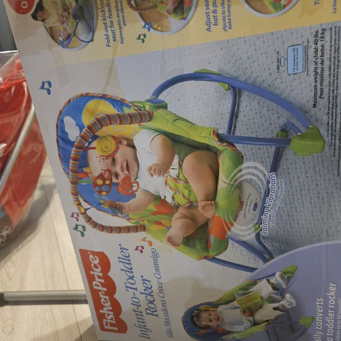 Leżaczek bujaczek Fisher Price