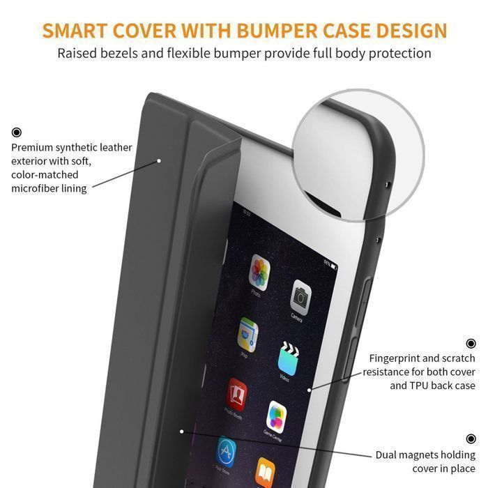 Tech-Protect Smartcase Ipad Air 9.7 2 / 2014 Black