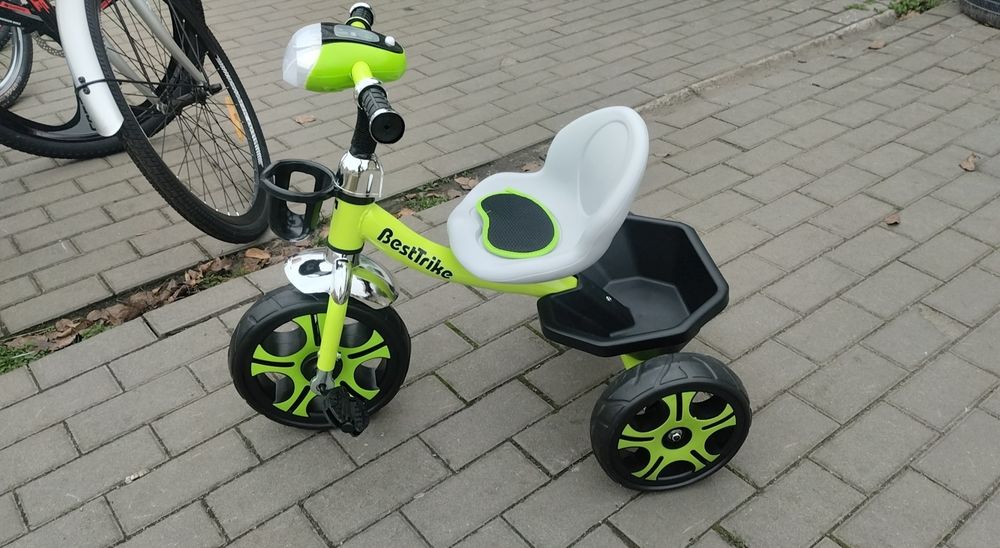 Дитячий триколісний велосипед Best Trike BS-25084 колеса EVA, сталева