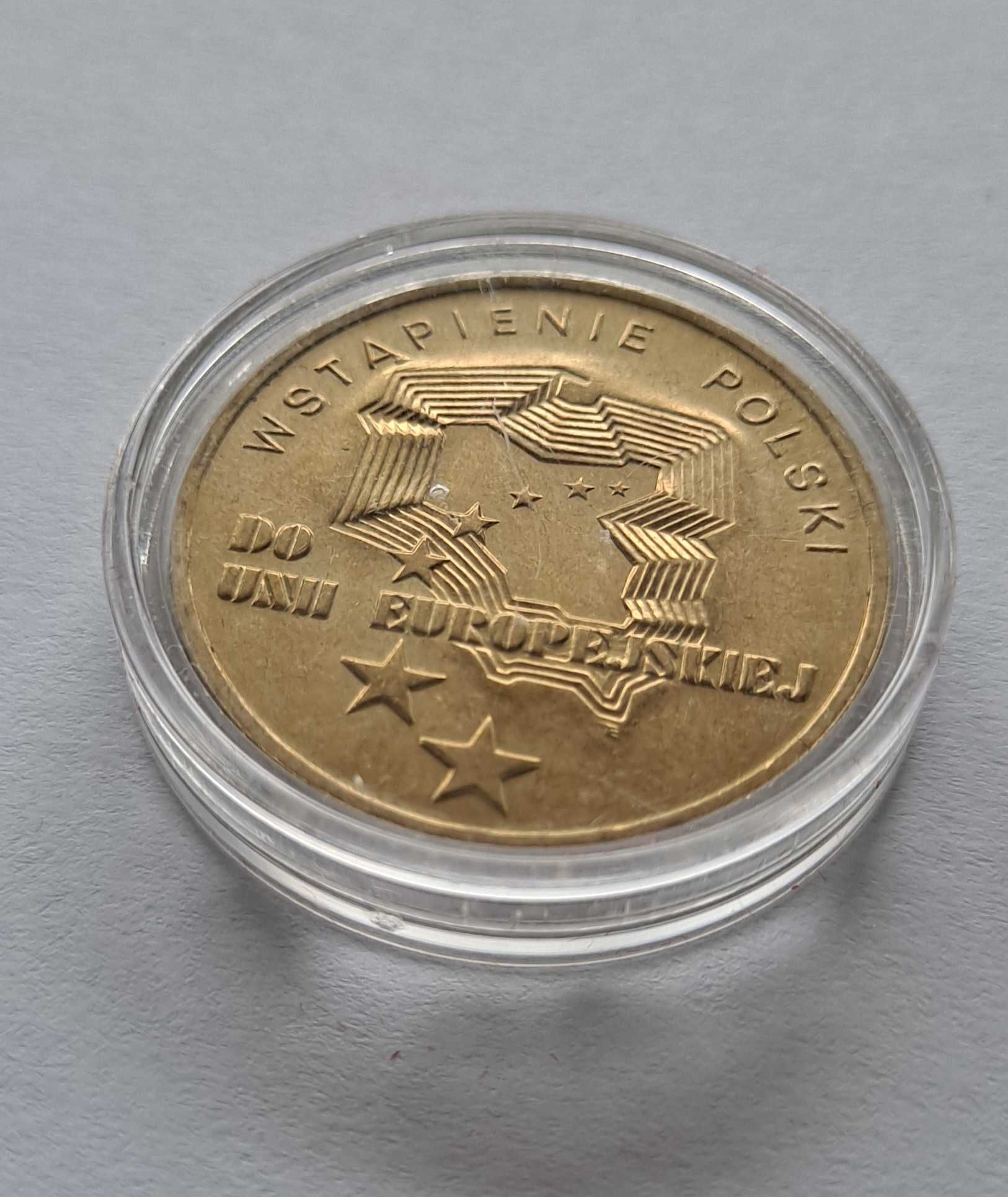 Moneta 2 zł Wstąpienie Polski do Unii Europejskiej 2004